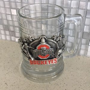 Sturdy Glass Beer Mug - Buckeyes- Ohio State